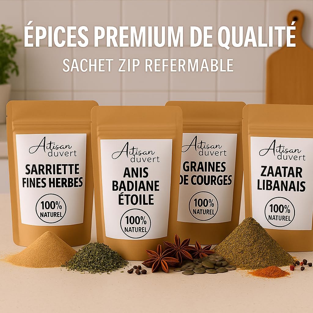 Feuilles de Cassis, pour Infusion, Tisane, *1 sachet 100G* - Artisan du Vert, 100% naturelle,végétale