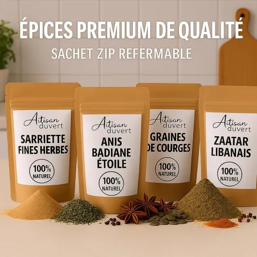 Feuilles de Cassis, pour Infusion, Tisane, *1 sachet 100G* - Artisan du Vert, 100% naturelle,végétale
