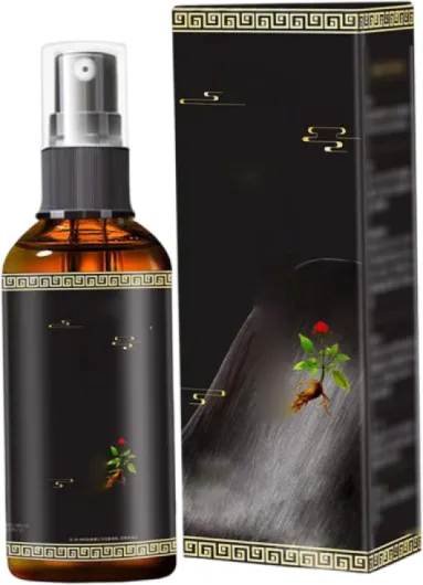 Spray pour la croissance des cheveux, renforce et restaure la santé du cuir chevelu, spray de noircissement des cheveux au safran, laque biologique à base de plantes pour hommes et femmes, 100 ml, gr