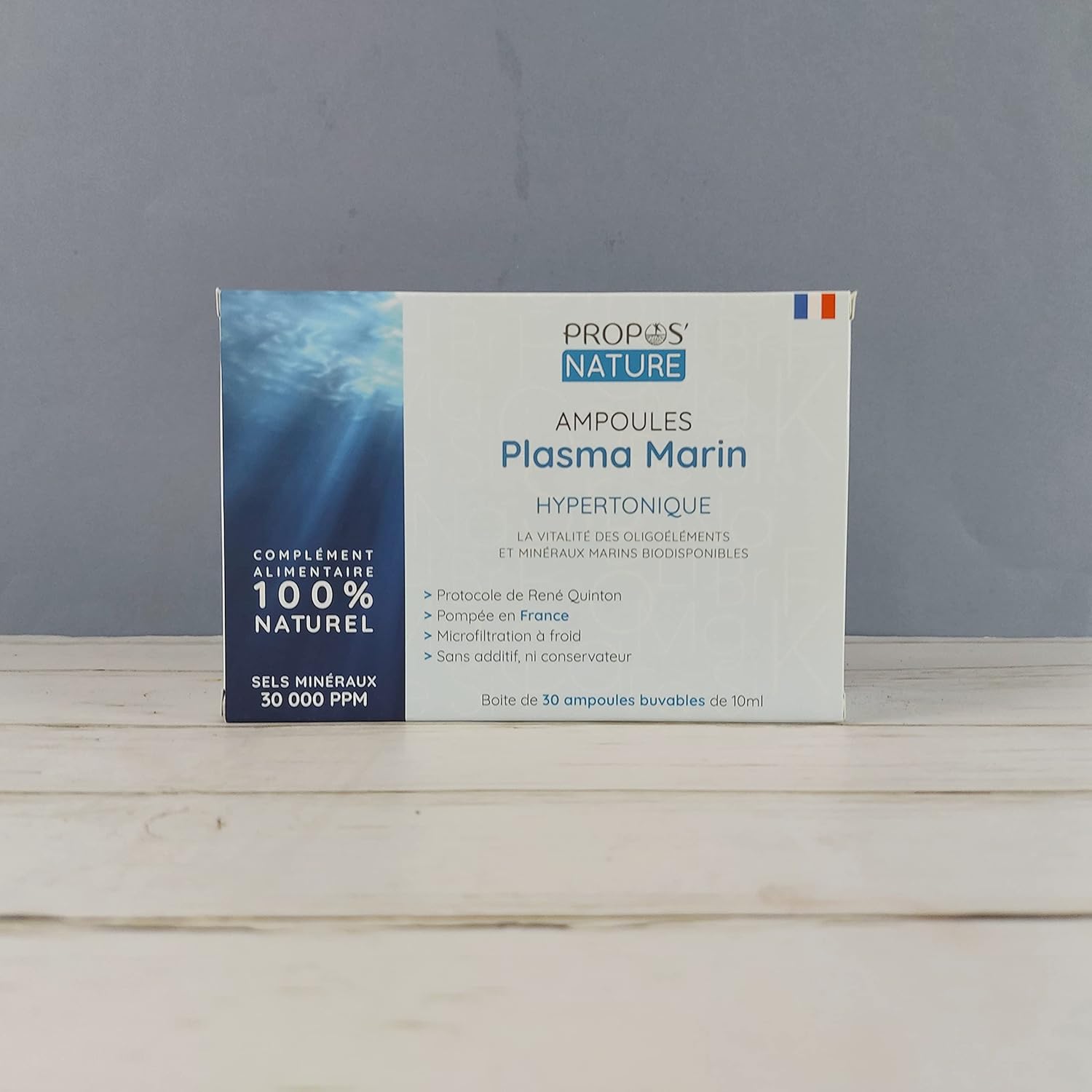 Plasma Marin hypertonique - 30 Ampoules de 10ml - Propos Nature