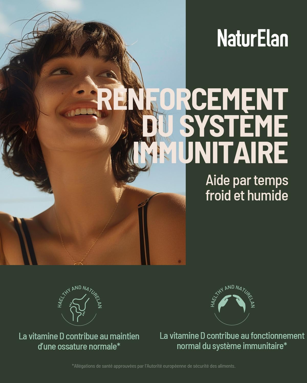 Vitamine D3 et K2-50ml, 2000 UI/j Par Dose (2 gouttes), Approvisionnement annuel, vegetarisch, sans Stéarate de Magnésium, Laborgeprüft