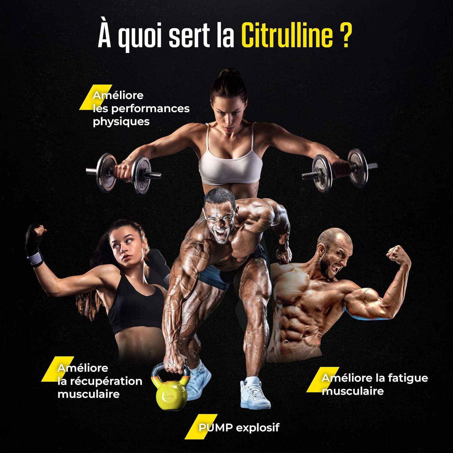 Citrulline Malate 2:1-3000 mg - Performances Sportives, Endurance & Récupération - Favorise Anabolisme & Congestion - Poudre Pure - Qualité Scientifique Française - Nutrimea - Expertise Française