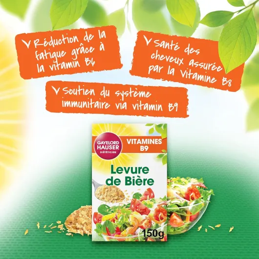Superlevure - Granulée Paillettes - Riche en Vitamines - Sans Additifs - Source Naturelle de Fibres - 150g