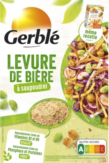 Levure Diététique Ã€ Saupoudrer, Super-aliment, Source Naturelle De Protéines, Riche En Vitamine B1, B2 Et B9, 1 Boîte, 30 Portions, 150g, 199650 (Lot de 2) 150 g (Lot de 2)