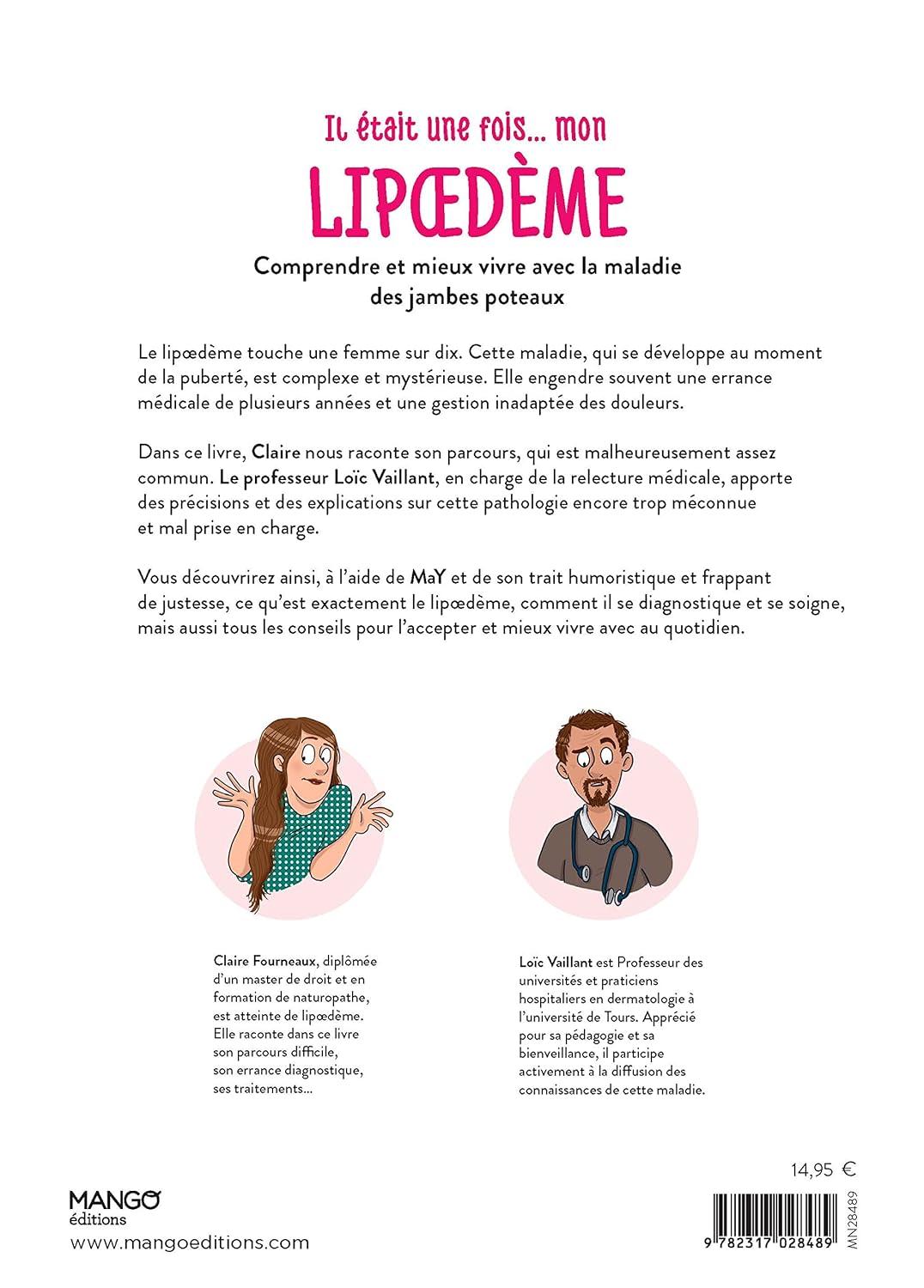 Il était une fois mon lipoedème: Comprendre et mieux vivre avec la maladie des jambes poteaux