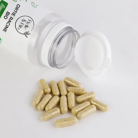 ÉLIMINATION RÉNALE CHEZ L'HOMME - Ortie Racine Bio certifiée Ecocert - Action sur le prostate - 120 gélules - Cure 1 mois - Complément Alimentaire BELLE&BIO - Fabriqué en France