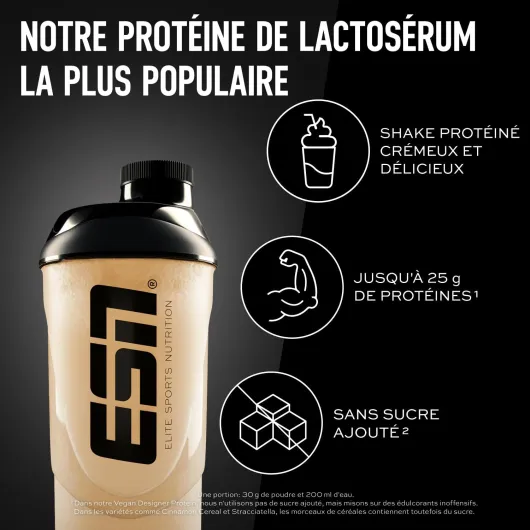 Designer Whey Poudre de protéine, Neutre, 1 kg, jusqu'à 23 g de protéines par portion, idéale pour la construction et le maintien musculaire - fabriquée en Allemagne NATUREL 1 kg (Lot de 1)
