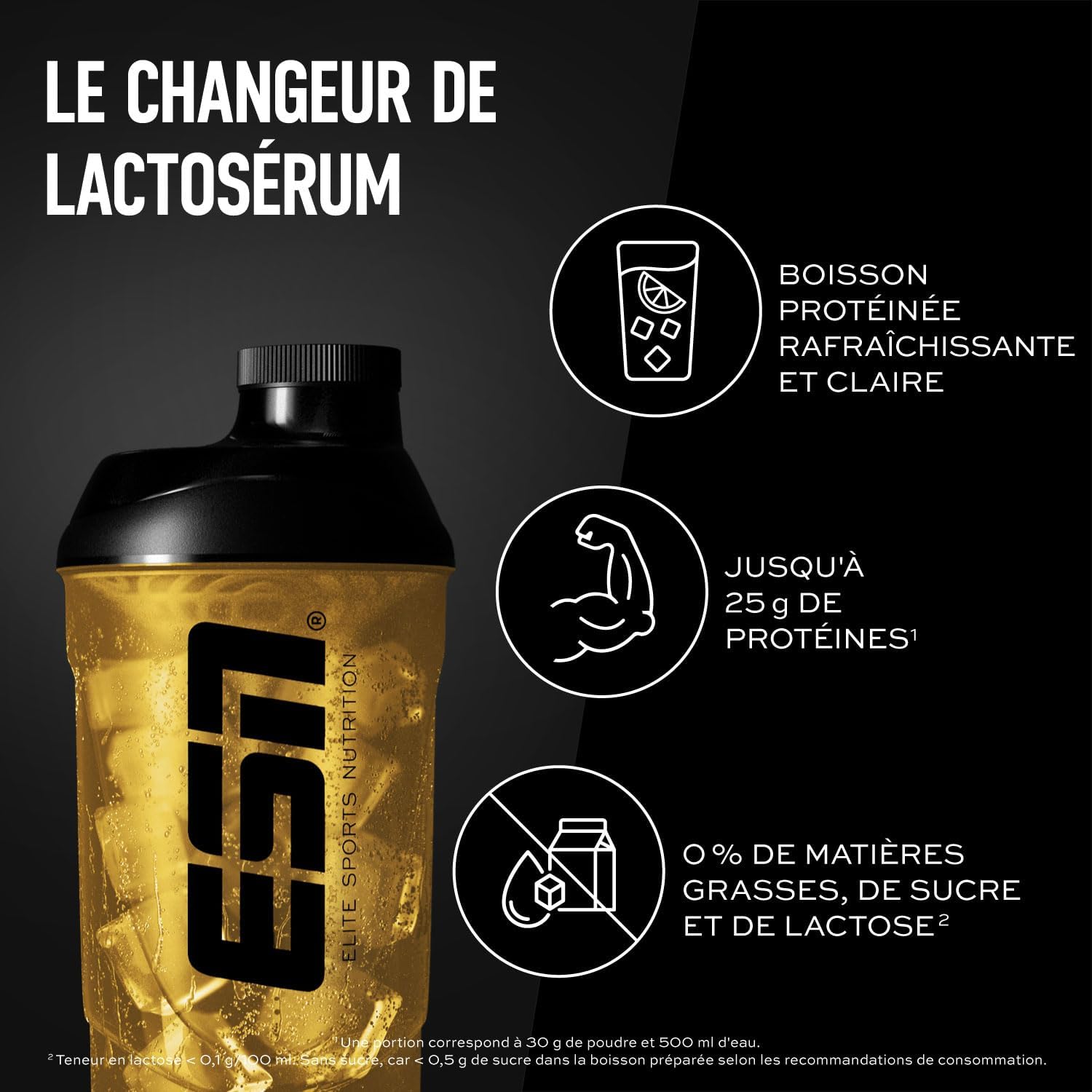 ISOCLEAR Whey Isolate Protein Powder, 1000 g, Glacé à la pêche, boisson protéinée au goût fruité et délicieux, clear Whey - fabriqué en Allemagne Glacé à la pêche 1 kg (lot de 1)
