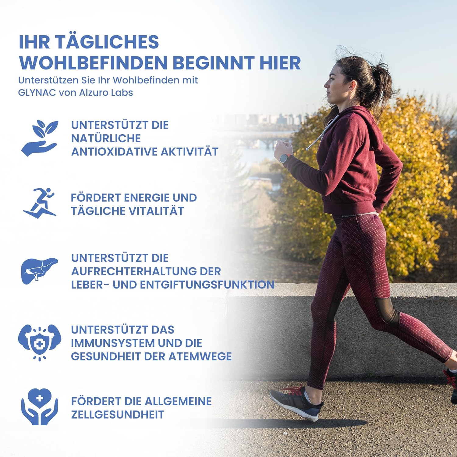 GlyNac - 500mg Haute Puissance - 120 Gélules Véganes - Complément Glycine & NAC, N-Acétyl-Cystéine & Glycine pour le Métabolisme & le Système Immunitaire - Certifié GMP