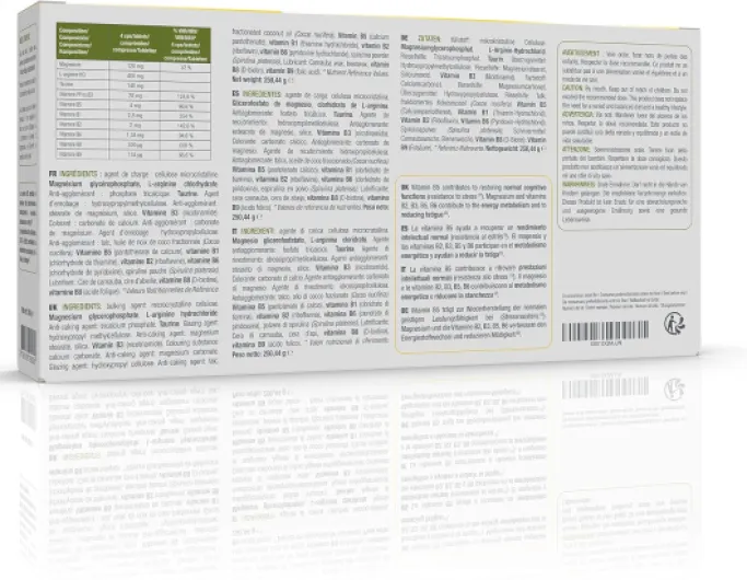 D-STRESS COMPRIMÉS Pack de 3 boites dont 1 Boite offerte - Magnésium de 3ème Génération + Taurine + Arginine + Vitamines B - Gère le Stress du Quotidien et Réduit la Fatigue - Laboratoire SYNERGIA