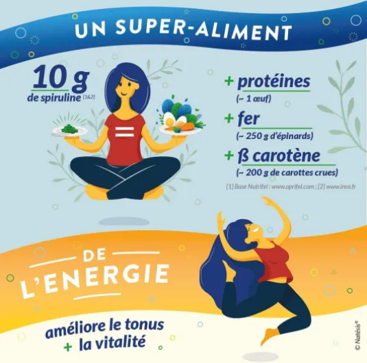 Spiruline Bio - Sport, Contrôle du poids, énergie, immunité - Haute Concentration en Protéines Végétales - 1000 comprimés - Vegan - Phycocyanine 17% - 500 g 1 unité (Lot de 1000)