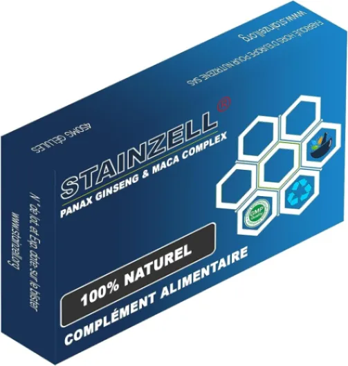 STAINZELL - Ultra Puissant - Nouvelle Formule Améliorée - Complément Alimentaire Diététique Panax Ginseng & Maca [12 Gélule]