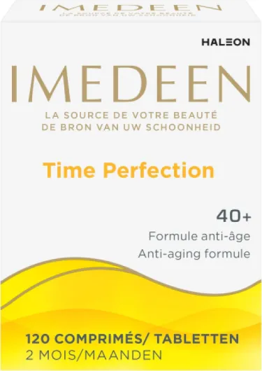 Imedeen Complément alimentaire Anti-âge Time Perfection, Avec Vitamine C & Zinc, Réduit l'apparence des rides et ridules, 120 comprimés