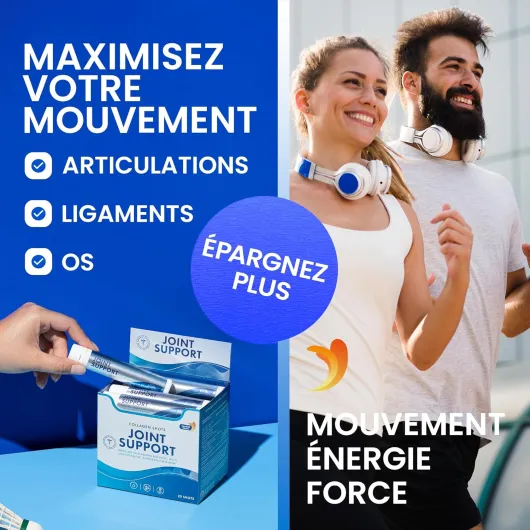 Complément alimentaire liquide pour le soutien des articulations - 40 doses quotidiennes de 25 ml - Collagène hydrolysé pur (types I II III) glucosamine MSM chondroïtine curcuma et Joint Support shots x 2