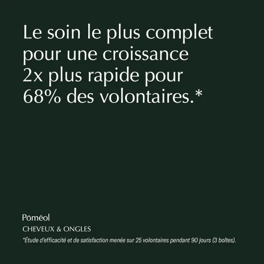 Pousse Croissance & Anti-chute ǀ Complément Alimentaire pour Cheveux ǀ Keratine, Roquette, Myrtille ǀ Volume, Couleur, Anti-chute, Anti-casse ǀ Capillaire Extra Fort Cure 3 mois ǀ 90 jours ǀ POMÉOL 30 unité (Lot de 3)