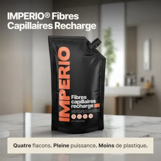 Test IMPERIO Recharge de cheveux dispersés : la grosse poche qui remplace plusieurs boîtes