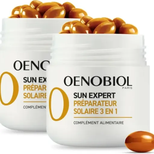 Test Oenobiol Sun Expert Préparateur Solaire Anti-Âge : des gélules pour bronzer plus serein, mais pas magiques non plus