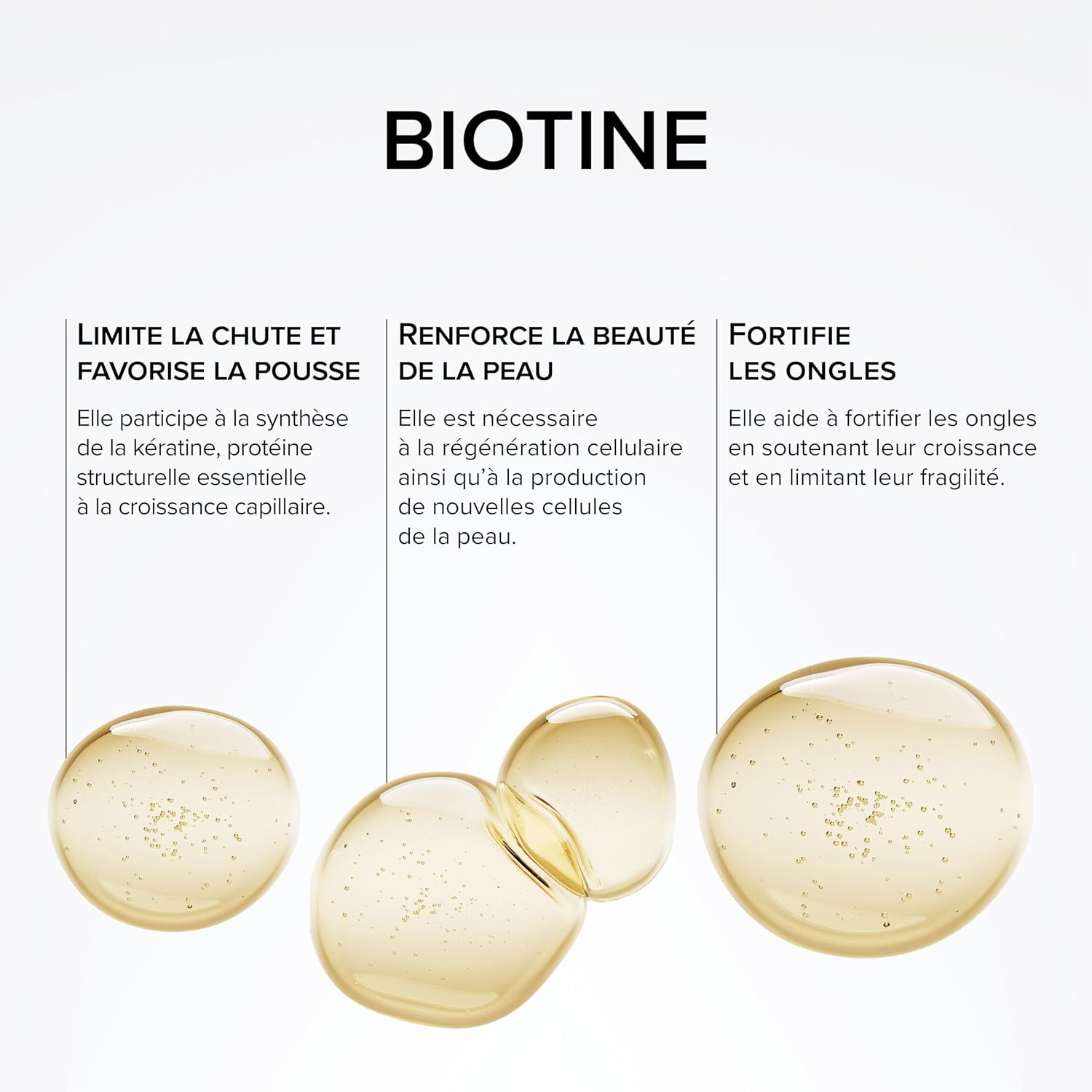 Biotine 12 000µg Haut Dosage Avec Keratine, Selenium & Zinc - Pousse Cheveux, Peau & Ongles - Cure 3 Mois - 90 Gélules Végétales - Beyond Elements