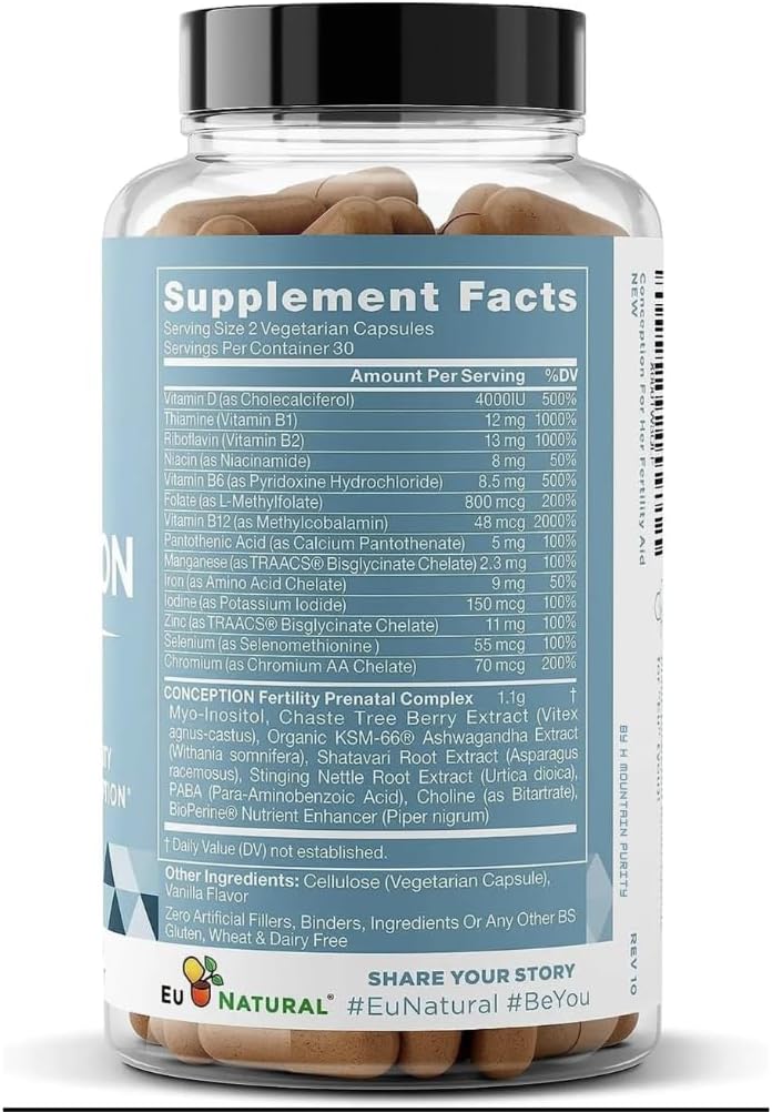 Fertility Aid - Formule Naturelle Avancé Puissante pour Optimiser la Fertilité des Femmes et Soutenir la Conception
