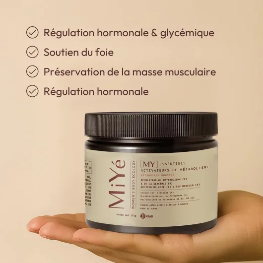 Activateur & boost métabolique - Myo inositol, Chrome, creatine monohydrate & NAC - Régulation hormonale, foie, glycémie, masse musculaire, prise de poids - Sans hormones, fait en France - 30j Activateur Métabolisme - Poudre