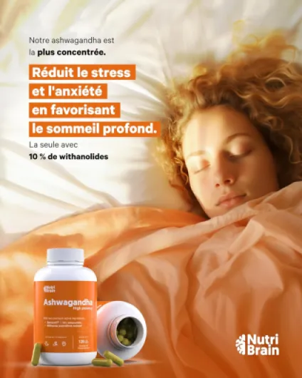 Ashwagandha High Potency: Adaptogène et Nootropique avec Sensoril® (10% Withanolides) - Sommeil profond, bien-être général, énergie, concentration - 4 mois - 2x plus concentré que KSM-66 Ashwagandha 1 unité (Lot de 1)