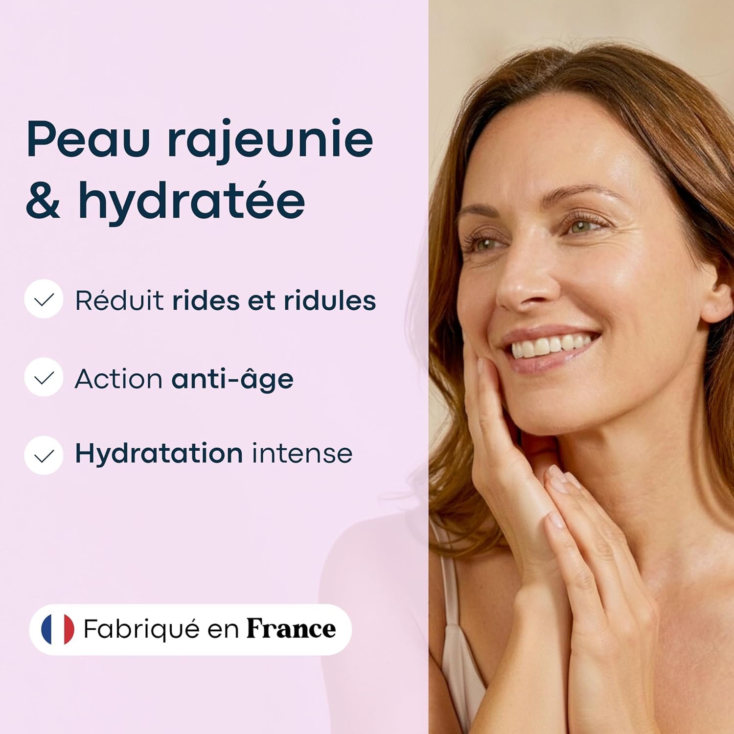 Acide Hyaluronique Pur, 60 Gélules Vegan, Action Anti-Âge + Anti-Rides, 800-900 kDa, Cure de 1 mois, Hydratation de la Peau, Avec Vitamine C, Fabriqué en France, Essentials by NOVOMA Essentials By Novoma - 60 Gélules