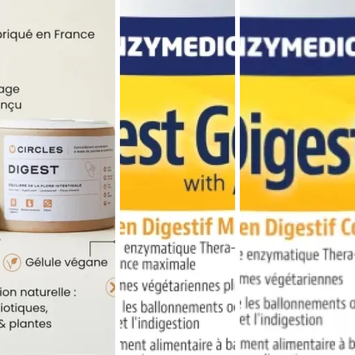 Classement des 3 meilleurs compléments enzymes digestives premium (mai 2026)