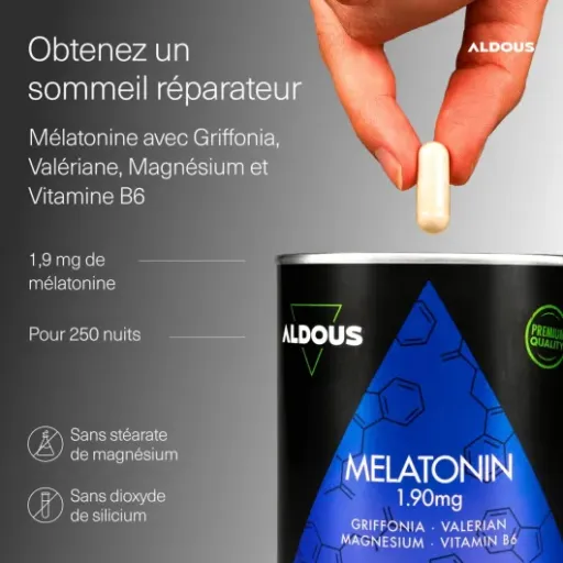Test Melatonine Aldous Bio 1,9 mg : un combo sommeil plutôt efficace mais pas magique