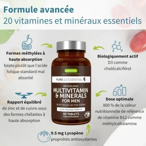Test Igennus Multivitamines pour hommes : un bon boost au quotidien sans fioritures