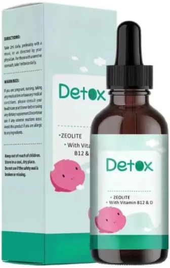 Zeolite Detox - Vitamines liquides, soutien doux au bien-être quotidien, soutien à la parole et amélioration du comportement, zéolite liquide Clinoptilolite