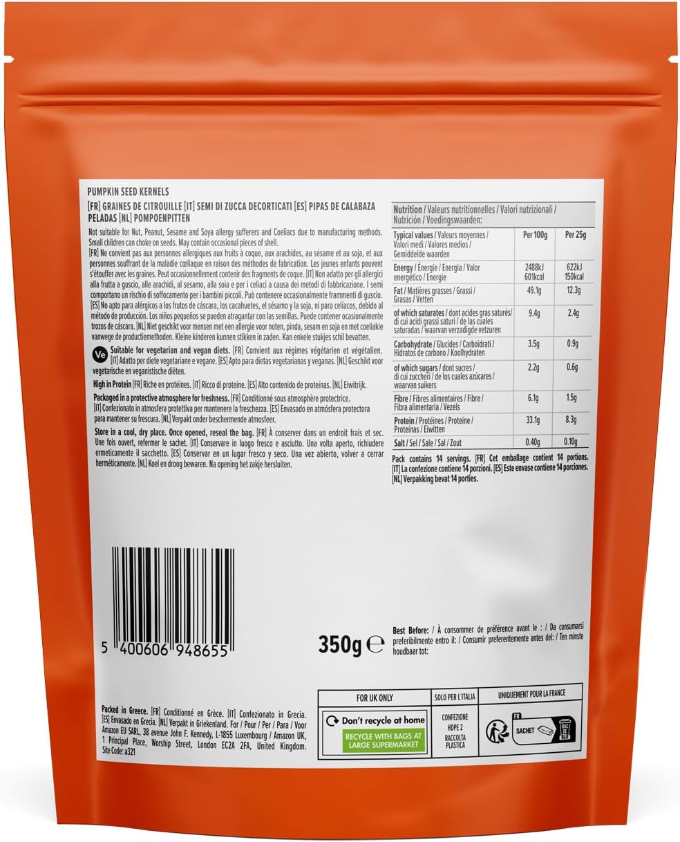 By Amazon Graines de Courge, 4x350g 4 x 350g
